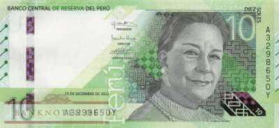 Peru - 10 Soles (#196b_UNC)