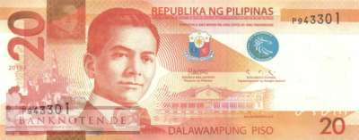 Philippinen - 20  Piso (#206s_UNC)