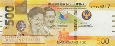 Philippinen - 500 Piso (#234A-25_UNC)