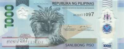 Philippines - 1.000  Piso (#241d_UNC)