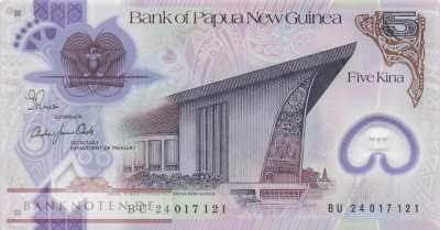 Papua Neuguinea - 5 Kina (#051d_UNC)