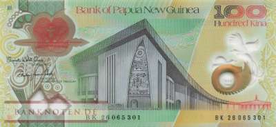 Papua Neuguinea - 100 Kina - Sir Julius Chan (#059_UNC)