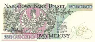 Polen - 2 Millionen Zlotych (#158a_UNC)