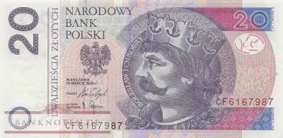 Polen - 20 Zlotych (#184c_UNC)