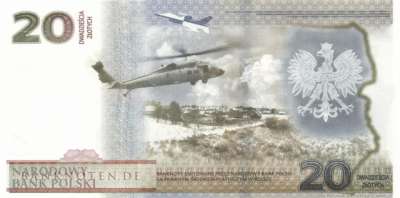 Polen - 20  Zlotych - im Folder (#196F_UNC)