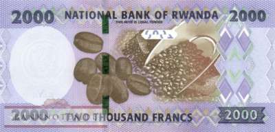 Ruanda - 2.000  Francs (#044_UNC)