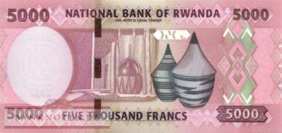 Ruanda - 5.000  Francs (#045_UNC)