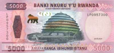 Rwanda - 5.000  Francs (#045_UNC)