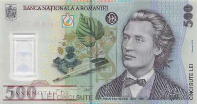 Rumänien - 500 Lei (#123e_UNC)