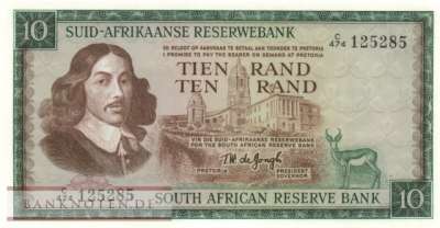 Südafrika - 10  Rand (#114c_UNC)