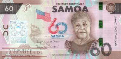 Samoa - 60  Tala - mmemorative with folder (#053F_UNC)