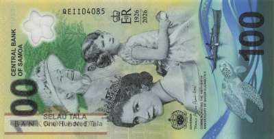 Samoa - 100 Tala - Gedenkbanknote (#056_UNC)