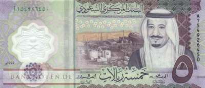 Saudi Arabien - 5  Riyals (#046_UNC)