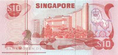 Singapur - 10  Dollars (#011b_UNC)