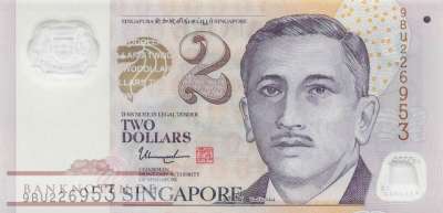 Singapur - 2 Dollars (#046q_UNC)