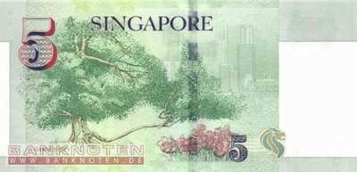 Singapur - 5  Dollars (#047_A_UNC)