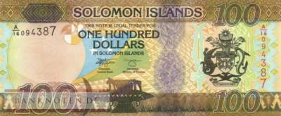 Solomon Islands - 100  Dollars (#036d_UNC)