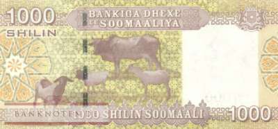 Somalia - 1.000  Shilin (#038_UNC)