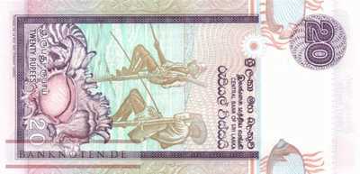 Sri Lanka - 20  Rupees (#103a_UNC)