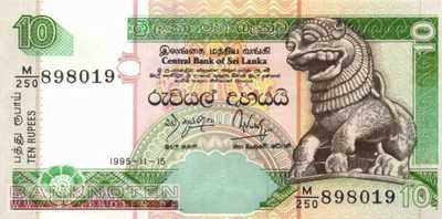 Sri Lanka - 10  Rupees (#108a_UNC)