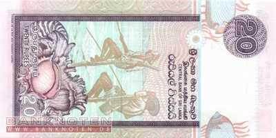 Sri Lanka - 20  Rupees (#109b_UNC)