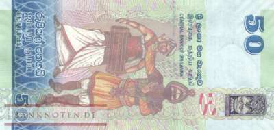 Sri Lanka - 50  Rupees - Ersatzbanknote (#124dR_UNC)