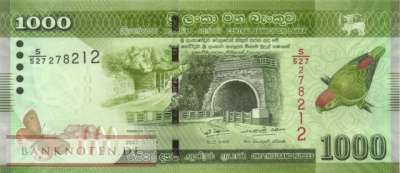 Sri Lanka - 1.000  Rupees (#127h_UNC)