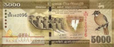 Sri Lanka - 5.000  Rupees (#128j_UNC)