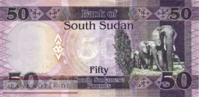 Südsudan - 50  Pounds (#014d_UNC)