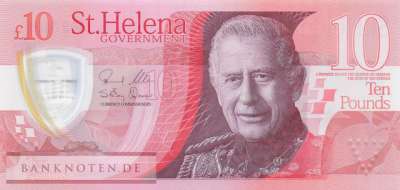 St. Helena - 10 Pounds (#015_UNC)