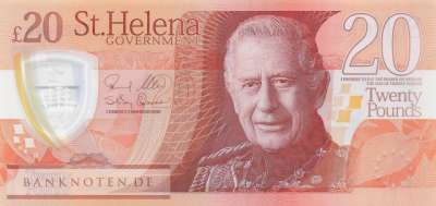 St. Helena - 20 Pounds (#016_UNC)
