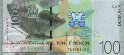 Sao Tome & Principe - 100 Dobras (#074b_UNC)
