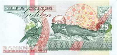 Suriname - 25  Gulden (#138d_UNC)