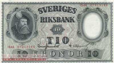 Sweden - 10  Kronor (#040g-U1_AU)