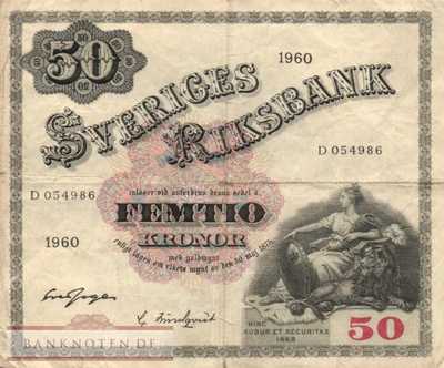 Sweden - 50  Kronor (#047b_F)