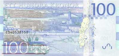 Schweden - 100  Kronor (#071b_UNC)