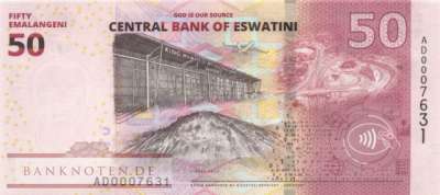 Swaziland - eSwatini - 50  Emalangeni (#046_UNC)