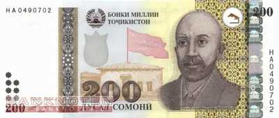 Tajikistan - 200  Somoni (#021a_UNC)