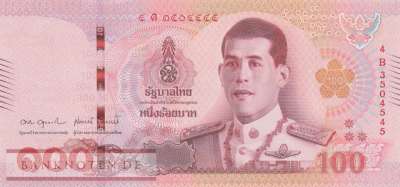 Thailand - 100 Baht (#137b-6_UNC)