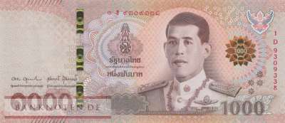 Thailand - 1.000 Baht (#139-4_UNC)