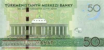 Turkmenistan - 50  Manat (#033_UNC)