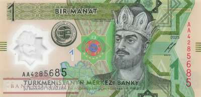 Turkmenistan - 1 Manat (#048_UNC)