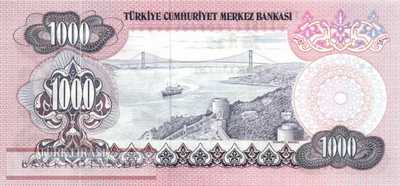 Turkey - 1.000  Lira (#191-3-2_UNC)