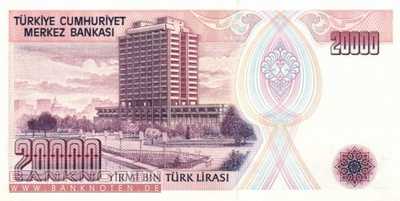 Türkei - 20.000  Lira (#201b_UNC)