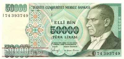 Turkey - 50.000  Lira (#203_UNC)