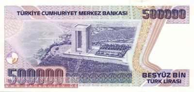 Türkei - 500.000  Lira (#208c_UNC)