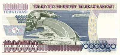 Türkei - 1 Million Lira (#209c_UNC)