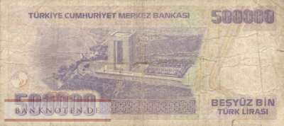 Tuerkei - 500.000  Lira (#212-1_VG)