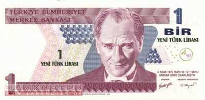 Türkei - 1  New Lira (#216_UNC)