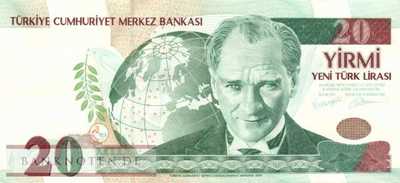 Türkei - 20  New Lira (#219-2_VF)